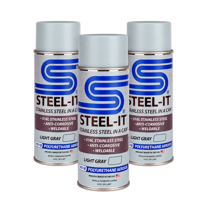 Steel-It | POLYURETHANE AEROSOL - BUY 2 GET 1 FREE - Light Gray