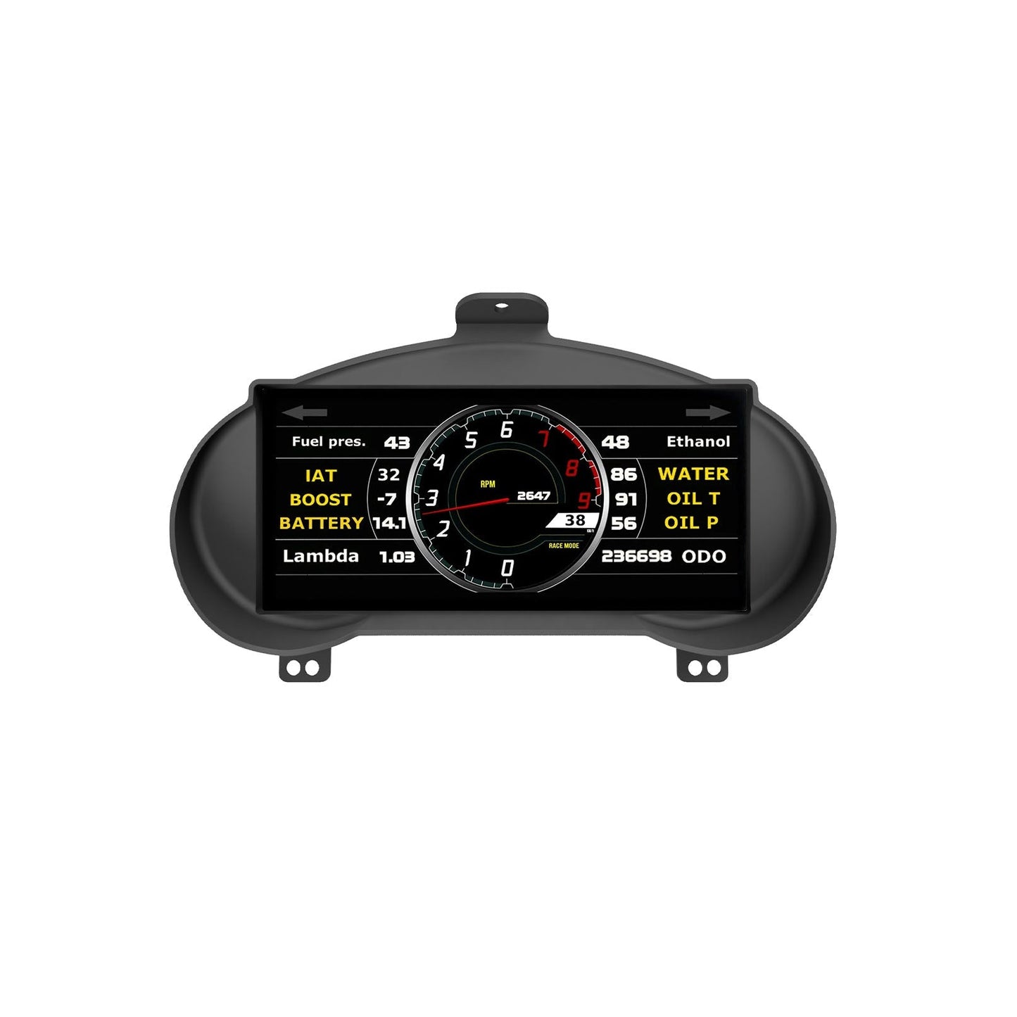 Mako Motorsport - Powertune Digital Ultrawide Dash Recessed Cluster Mount (display sold separately)