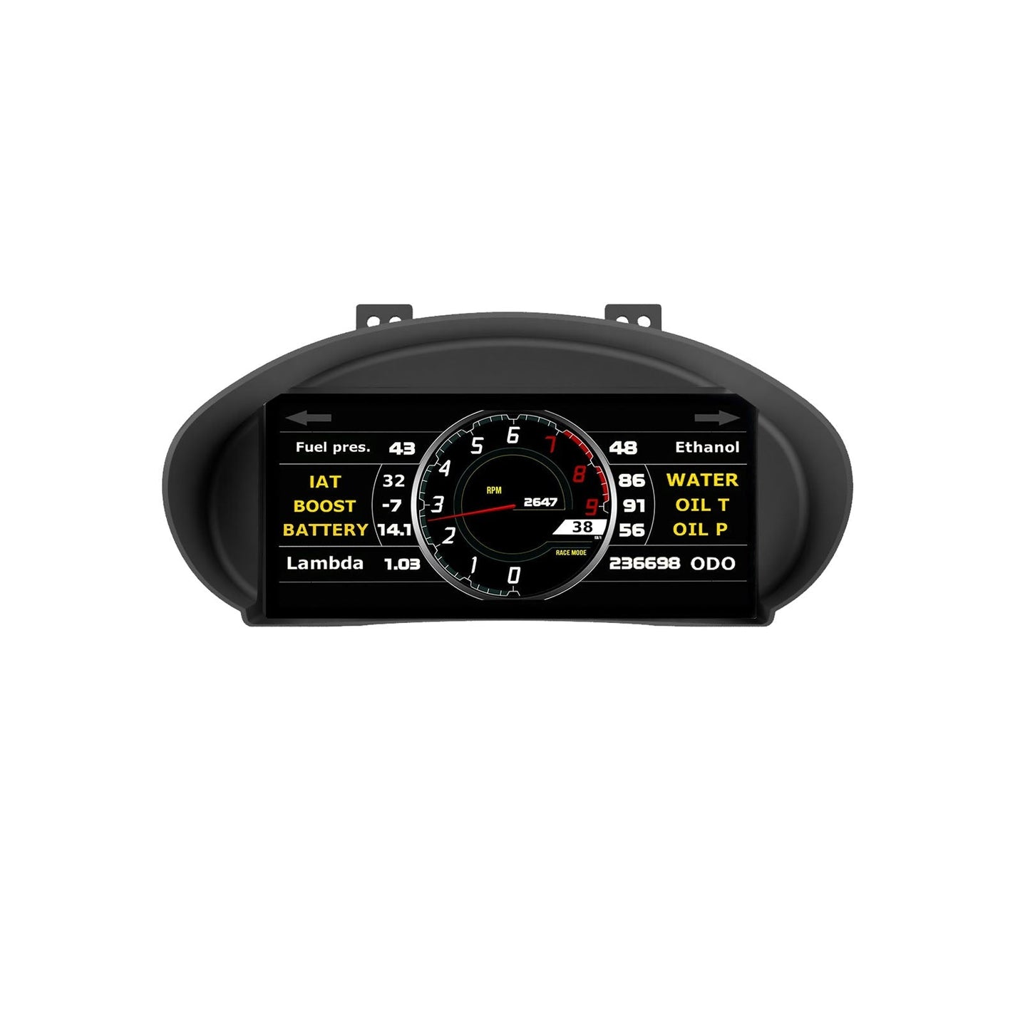 Mako Motorsport - Powertune Digital Ultrawide Dash Recessed Cluster Mount (display sold separately)