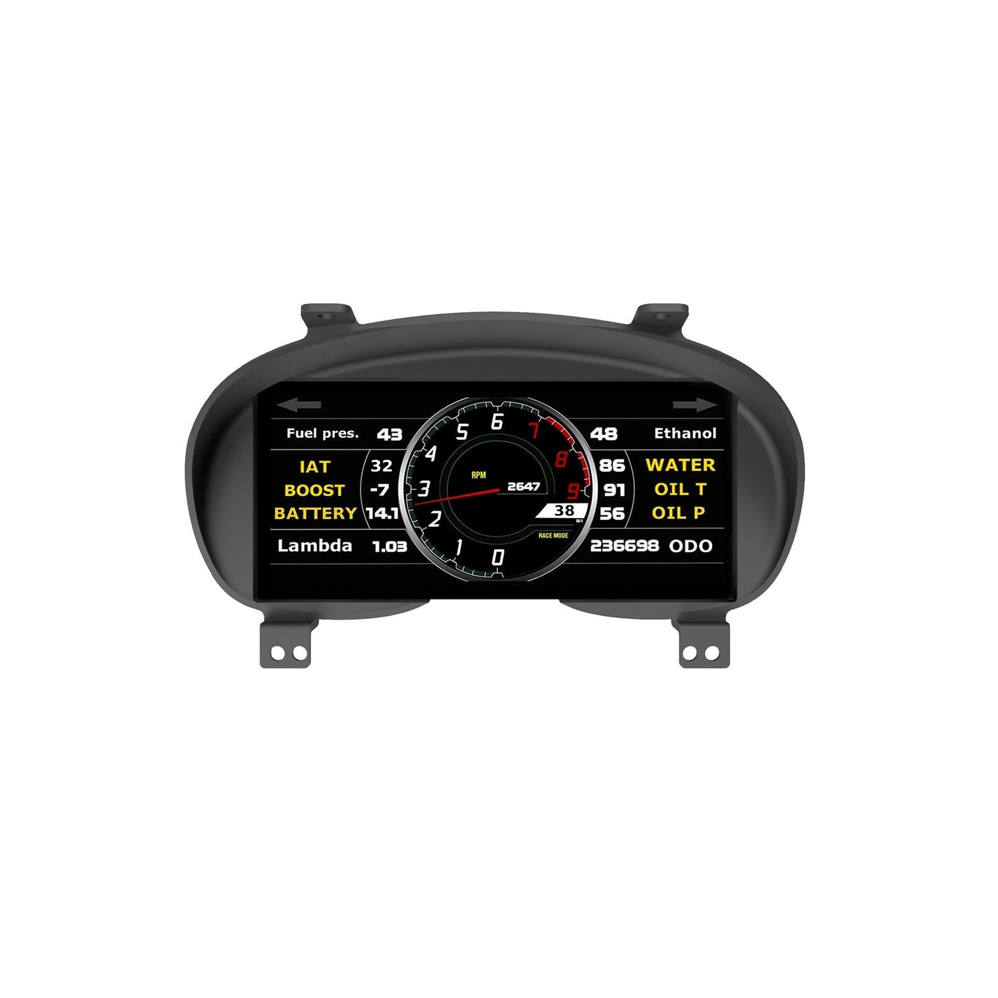 Mako Motorsport - Powertune Digital Ultrawide Dash Recessed Cluster Mount (display sold separately)