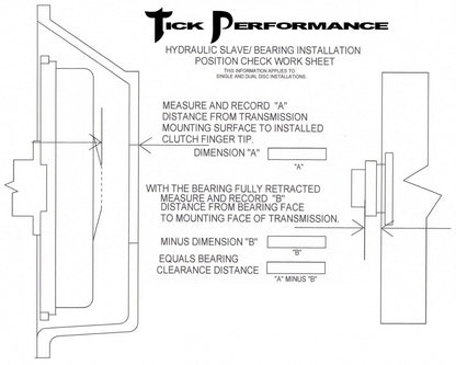 Tick Performance - Slave Cylinder Shim (.113")