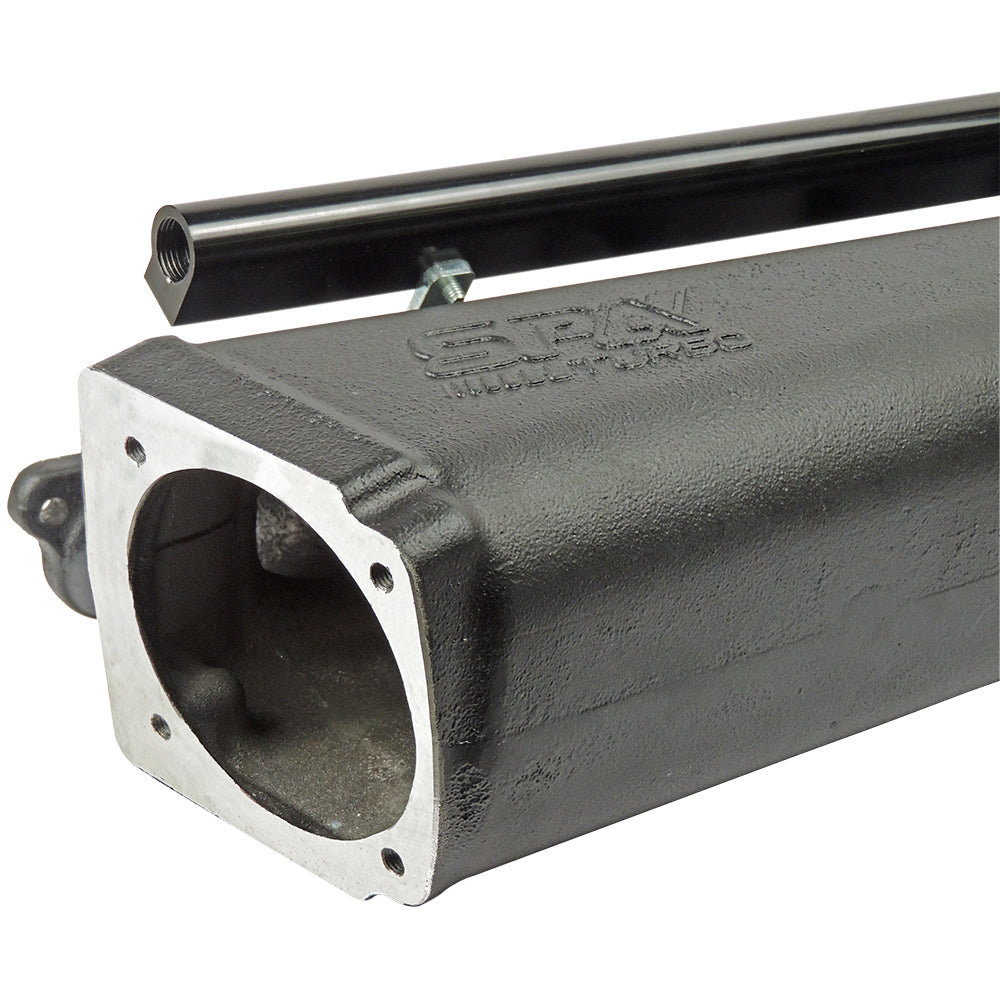 93-02 Supra 2JZ GTE intake manifold - 6 Injectors - Black