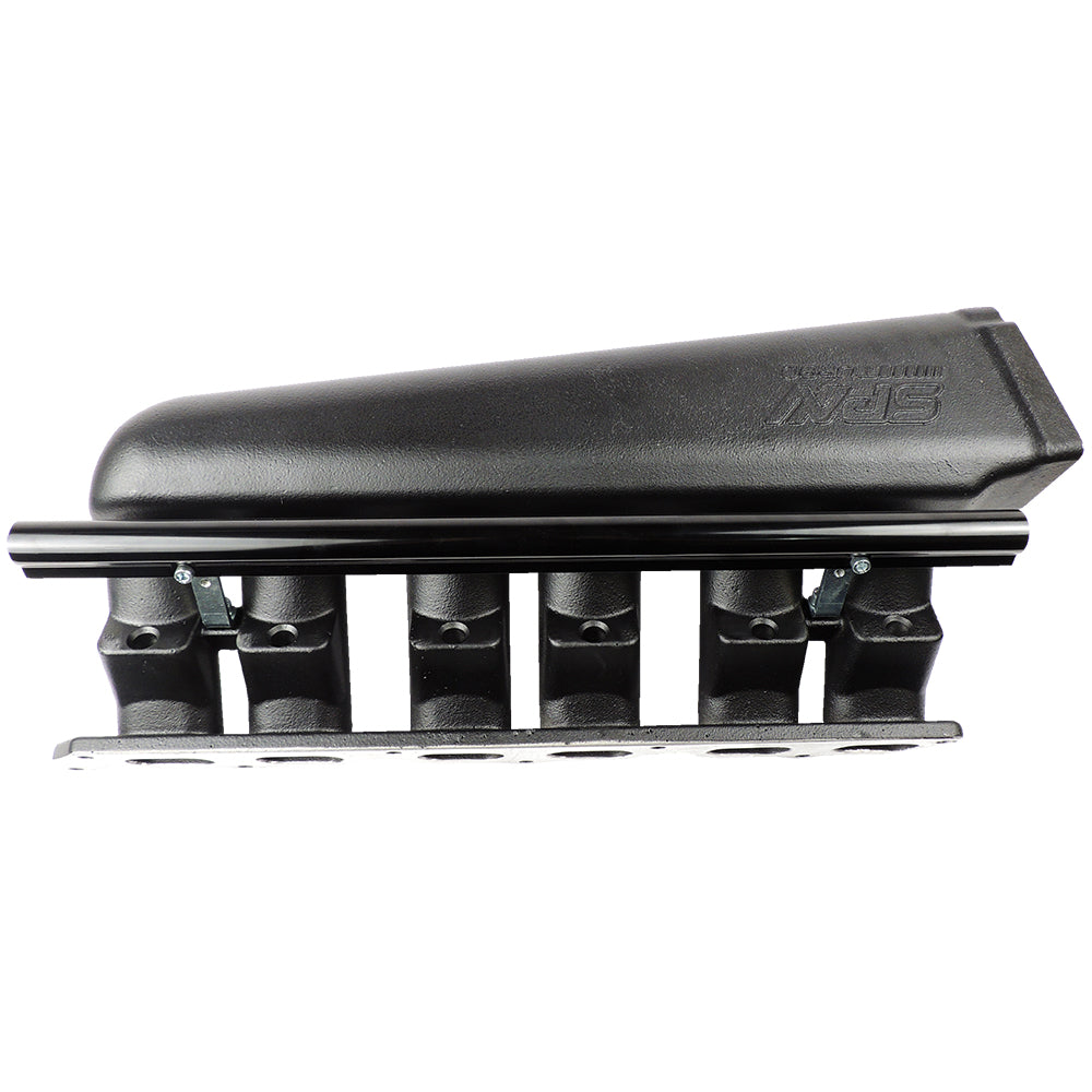 93-02 Supra 2JZ GTE intake manifold - 6 Injectors - Black