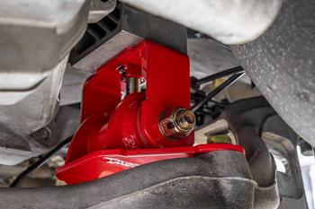 BMR 14-19 Chevrolet Corvette Polyurethane Transmission/Differential Mount - Red