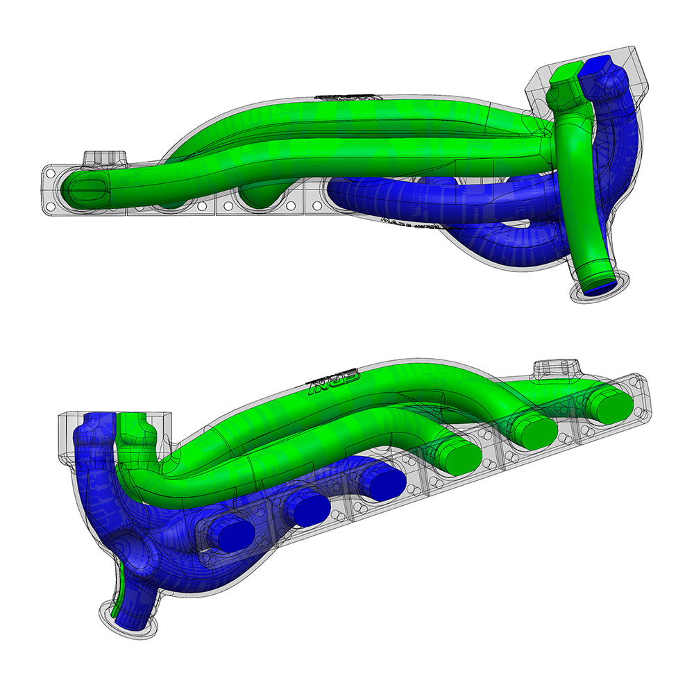 BMW E36 325 328 (M50/M52) TWIN SCROLL TOP MOUNT CAST TURBO MANIFOLD V-BAND WASTEGATE - PRE SALE