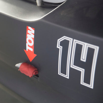 Condor Speed Shop - "E" Fire Extinguisher, "OFF" Emergency, Jack, & Tow Point Sticker Packs