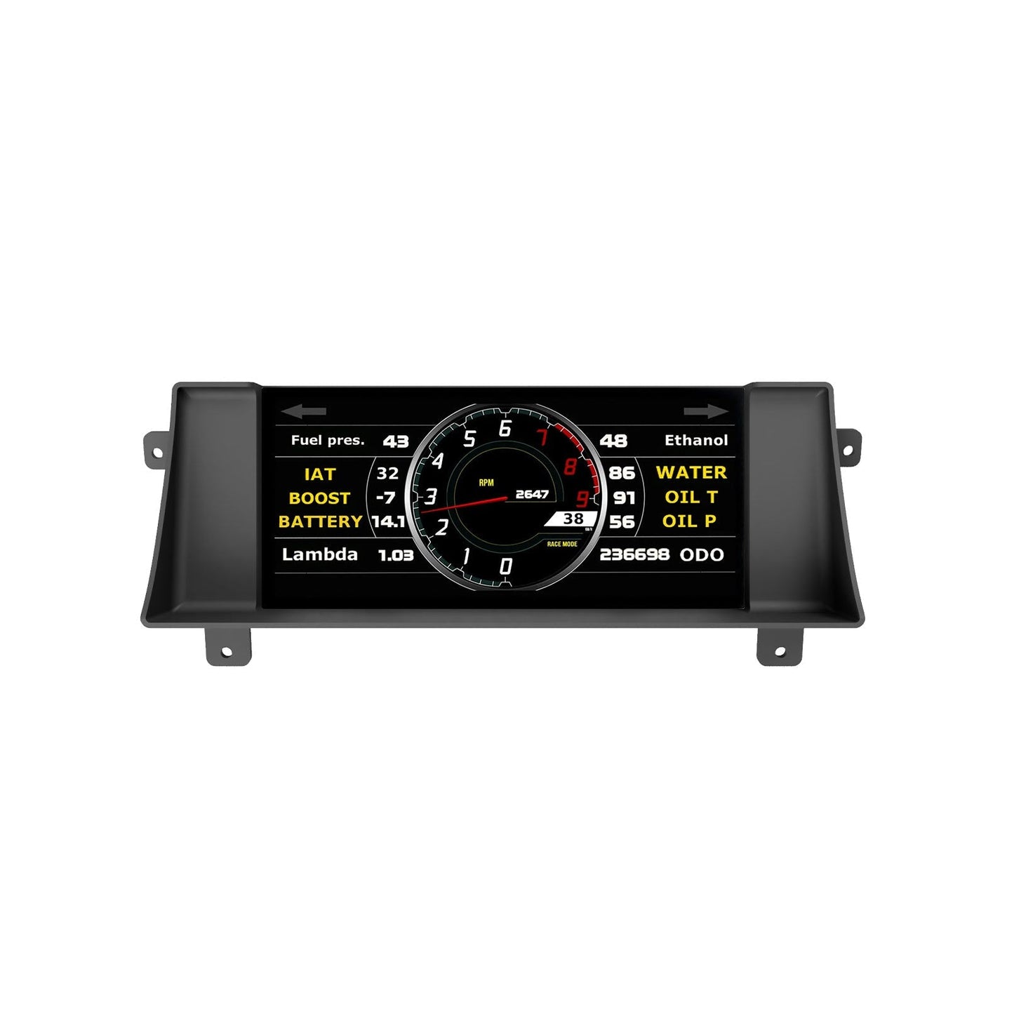 Mako Motorsport - Powertune Digital Ultrawide Dash Recessed Cluster Mount (display sold separately)