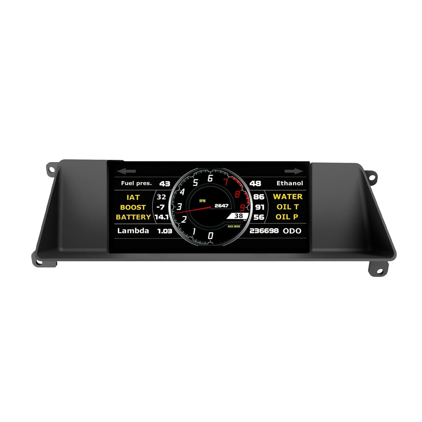 Mako Motorsport - Powertune Digital Ultrawide Dash Recessed Cluster Mount (display sold separately)