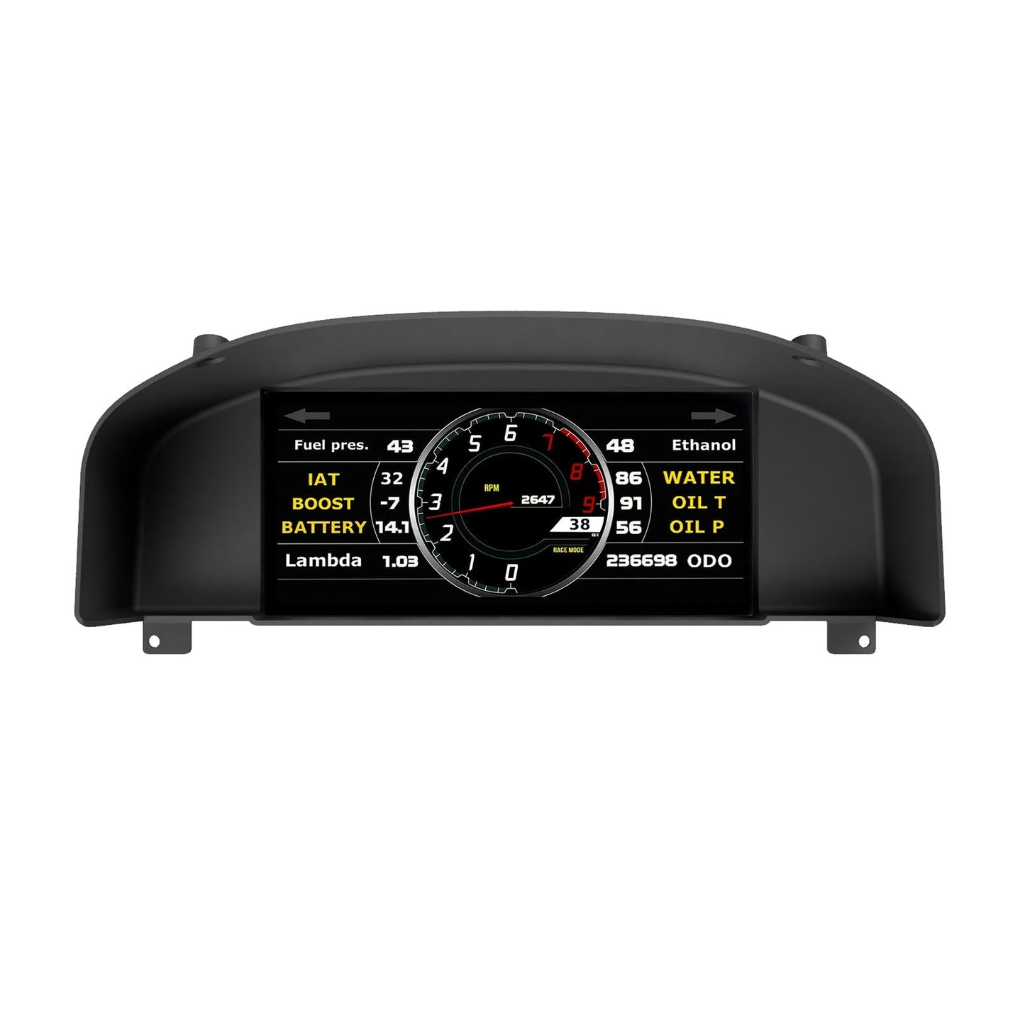 Mako Motorsport - Powertune Digital Ultrawide Dash Recessed Cluster Mount (display sold separately)