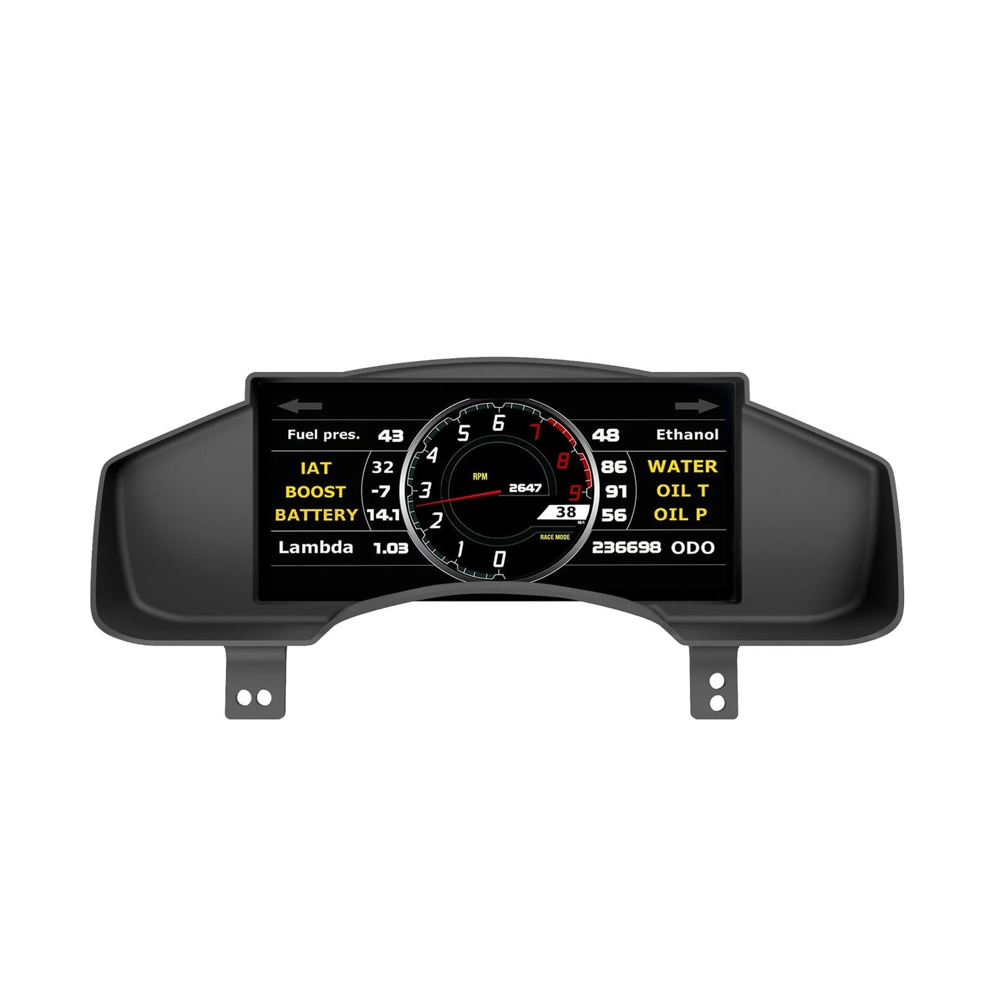 Mako Motorsport - Powertune Digital Ultrawide Dash Recessed Cluster Mount (display sold separately)