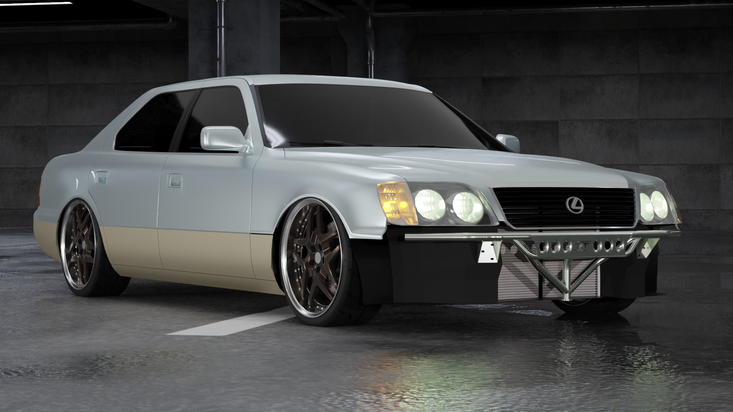 True Focus Fabrication - Lexus LS400 (1995-2000) - Standard Front Bash Bar