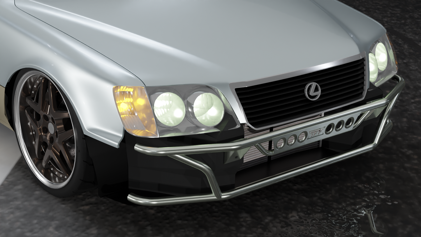 True Focus Fabrication - Lexus LS400 (1995-2000) - Dual Row Front Bash Bar
