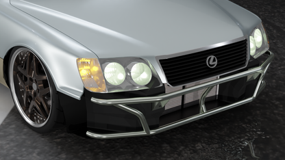 True Focus Fabrication - Lexus LS400 (1995-2000) - Dual Row Front Bash Bar