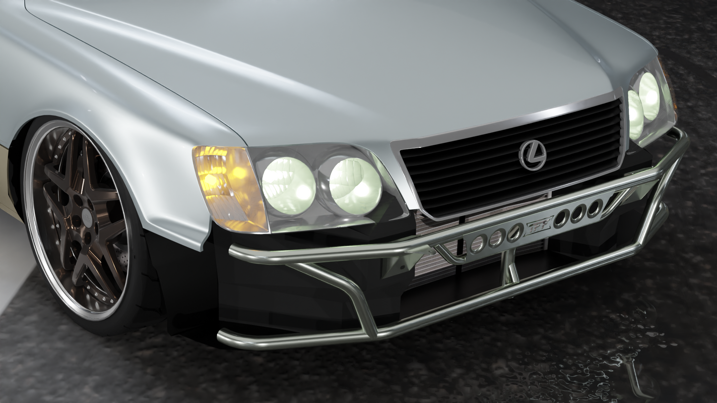True Focus Fabrication - Lexus LS400 (1995-2000) - Dual Row Front Bash Bar