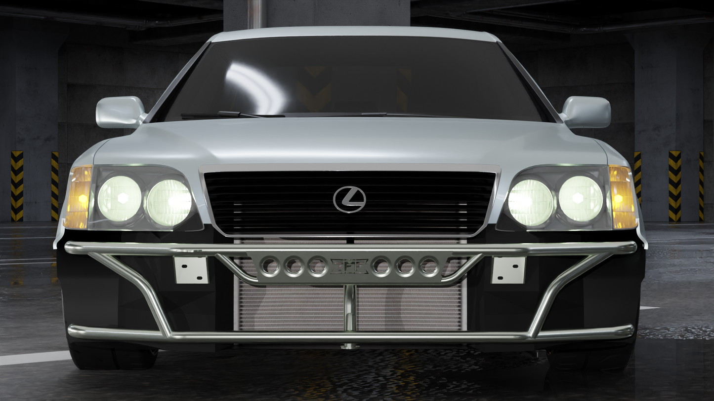 True Focus Fabrication - Lexus LS400 (1995-2000) - Dual Row Front Bash Bar