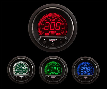 Prosport Gauges - 2-1/16" Premium Evo Electrical Water Temperature Gauge