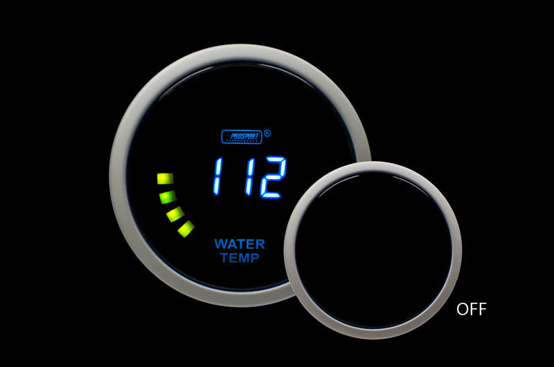 Prosport Gauges - 2-1/16" Digital Water Temperature Gauge