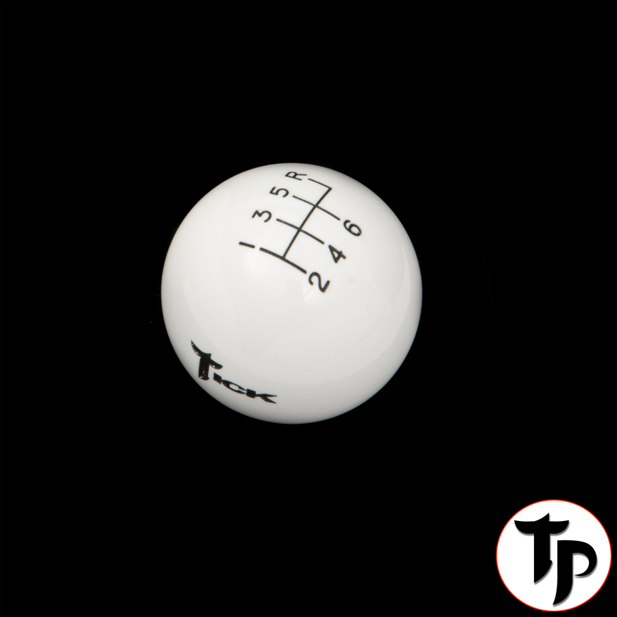 Tick Performance - White 6 Speed Shifter Ball