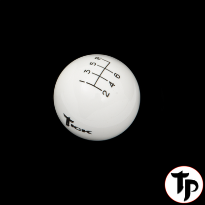 Tick Performance - White 6 Speed Shifter Ball