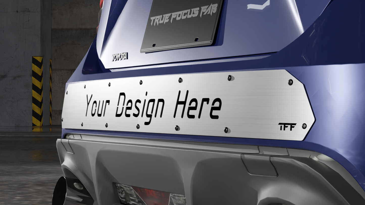 True Focus Fabrication - Scion FR-S / Subaru BRZ - Rear Bumper Vent Diffuser