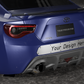 True Focus Fabrication - Scion FR-S / Subaru BRZ - Rear Bumper Vent Diffuser