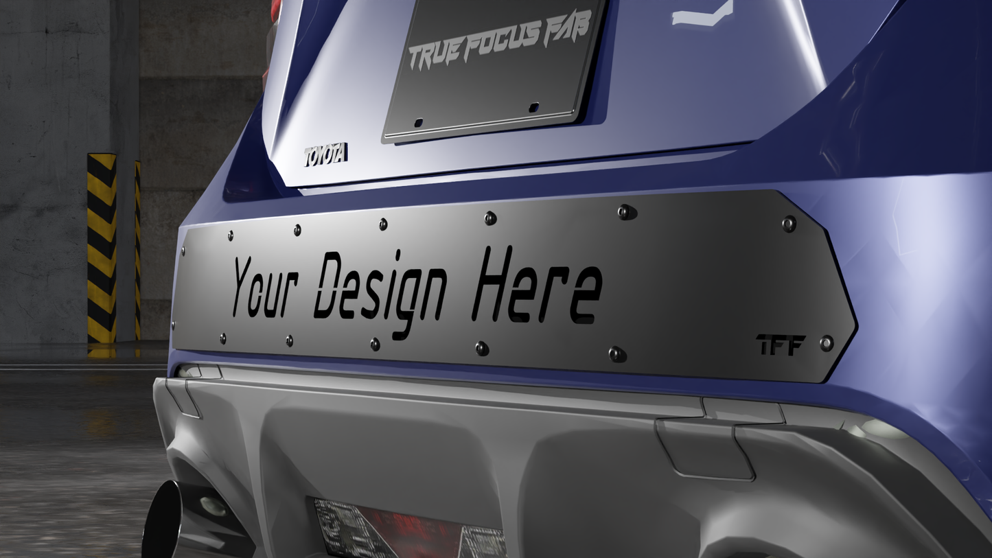 True Focus Fabrication - Scion FR-S / Subaru BRZ - Rear Bumper Vent Diffuser