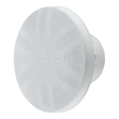 DS18 NXL-iQ Subwoofer w/ LED Lights 12in 600 Watts RMS 4 ohm White w/ Cover