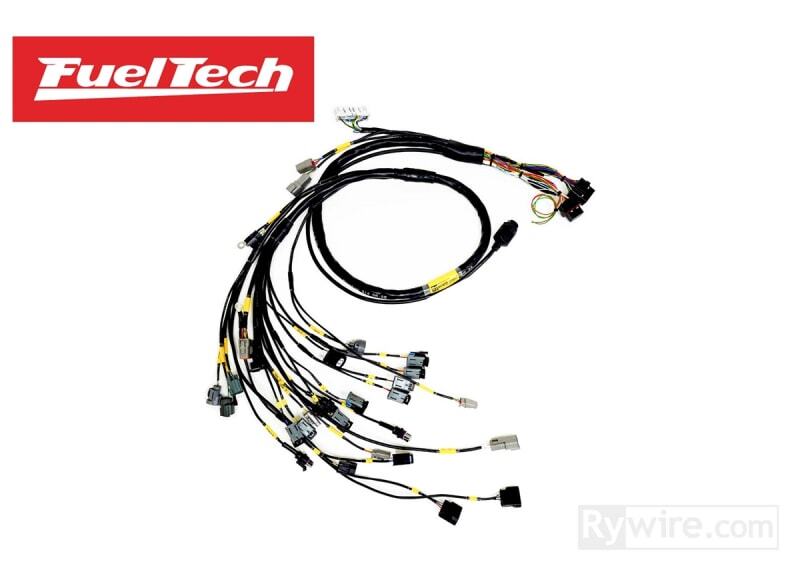 Rywire Honda B-Series w/Fueltech 550+ Eng Harn (4 Inj No EMAP/Boost/ Adapter Req / Drop Ship Only)