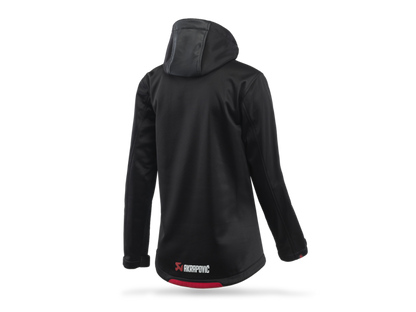 Akrapovic Womens Corpo Softshell Jacket Black - XL