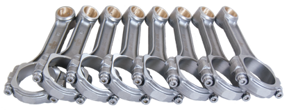 Eagle Chevrolet SB 5.700in 5.700in 5140 Steel 3/8in ARP8740 Bolts I-Beam Connecting Rods - Set of 8