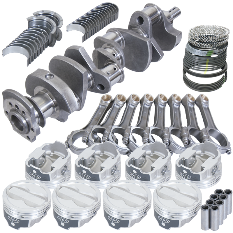 Eagle Chevy 350 3.750in Crank 6.000in I-Beam Rods -18cc 4.000in Pistons Rotating Assembly