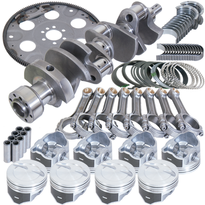 Eagle Chevy LT1350 1Pc 3.750in Crank 5.700in I-Beam 4.060in Pistons 153 Tooth FP Balanced Assembly