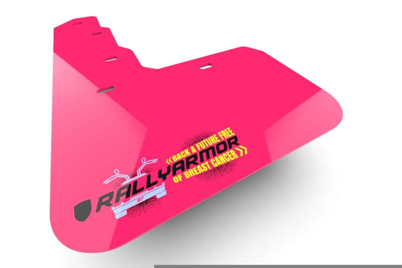 Rally Armor 19-25 Mk4 Ford Focus ST Hatch Pink Mud Flap BCE Logo