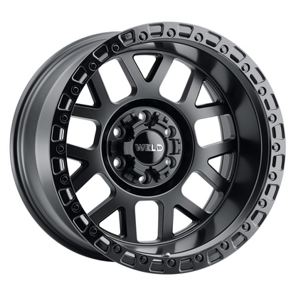 Weld Off-Road W104 20X9 Cinch 6X135 6X139.7 ET00 BS5.00 Satin Black - 106.1