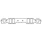 Cometic GM Gen1 SB V8 .060in Fiber Intake Mani Gasket Set-2.090in x 1.280in Rect. Race Ports-20 Pack