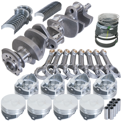 Eagle Chevy 350 3.480in Crank 6.000in I-Beam Rods -7cc Flat Top 4.060in Pistons Rotating Assembly