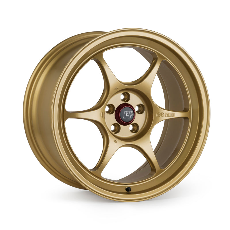 Enkei PF06 17x9 5x114.3 45mm Offset 75mm Bore Gold Wheel (MOQ 40)
