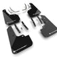 Rally Armor 2025+ Hyundai Tucson (Excl. ICE & XRT) Black UR Mud Flap w/ White Logo