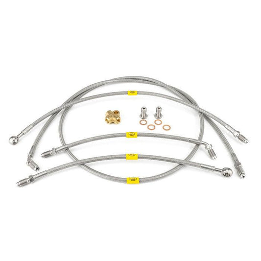 HEL Stainless Steel Braided ABS Delete Lines for Nissan Skyline R34