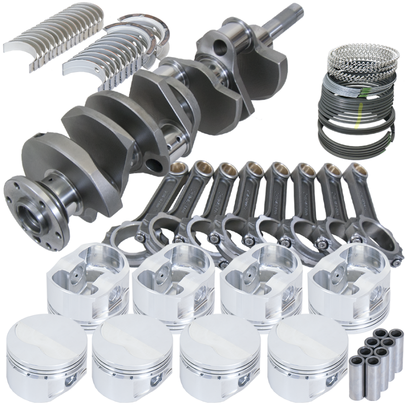Eagle Ford FE 4.125in Crank 6.700in I-Beam Rods -7cc Flat Top 4.280in Pistons Rotating Assembly