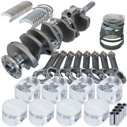 Eagle Ford FE 4.125in Crank 6.700in I-Beam Rods -7cc Flat Top 4.250in Pistons Rotating Assembly