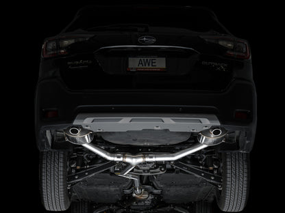 AWE Tuning 20-25 Subaru Outback (Wilderness & XT) 0FG Cat-Back Exhaust w/Dual BashGuards