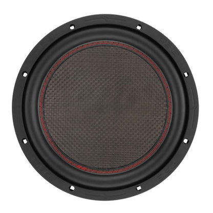 DS18 10in 600 Watts RMS 4ohm DVC Carbon Fiber Dust Cap