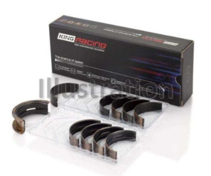 King Engine Bearings Chrysler 426CI / 440CI V8 OHV Coated Performance Main Bearing Set (Size 010)