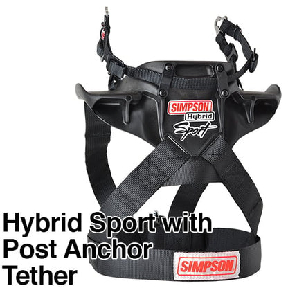 HANS - Simpson Racing Hybrid Sport - M61 Quick Release/Dual End Tether Kit