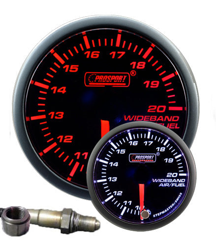 Prosport Gauges - 2-1/16" Premium Wideband Air Fuel Ratio kit-Amber/White