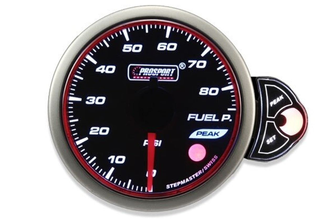 Prosport Gauges - 2-1/16" Halo Fuel Pressure Gauge