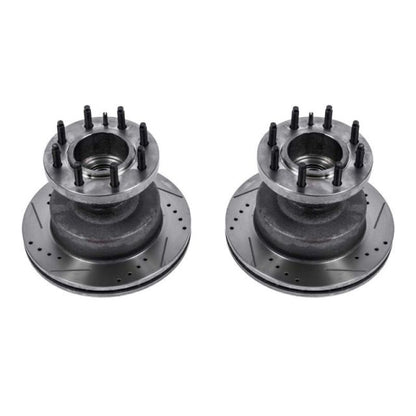 Power Stop 03-07 Ford E-450 Super Duty Front Drilled & Slotted Rotor - Pair