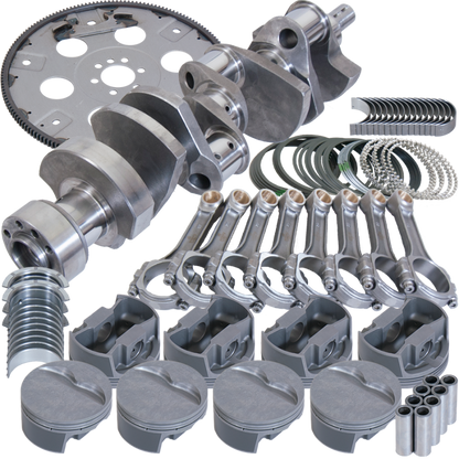 Eagle Chevy LT1350 1Pc 3.750in Crank 6.000in I-Beam 4.030in Pistons 168 Tooth FP Balanced Assembly