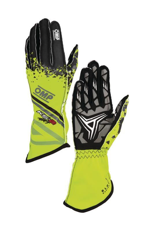 OMP KS-2 ART my2025 KART GLOVES WHITE / BLACK / RED SZ XXS